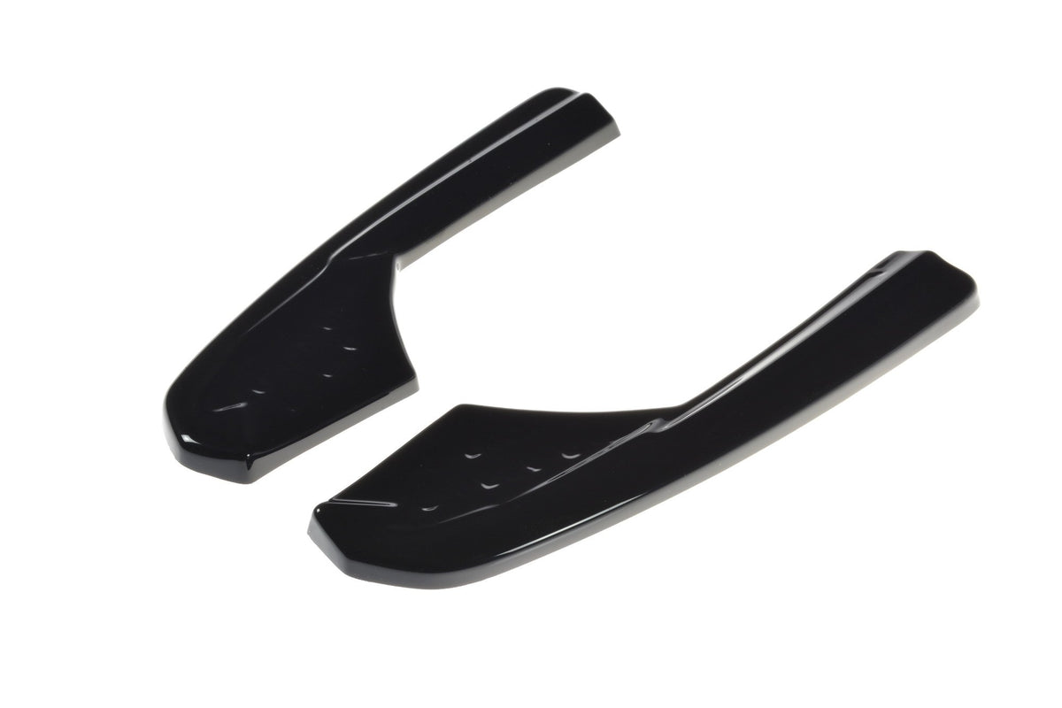 Heck Ansatz Flaps Diffusor passend für Audi RS3 Limousine 8V Facelift schwarz Hochglanz – Ansicht 6