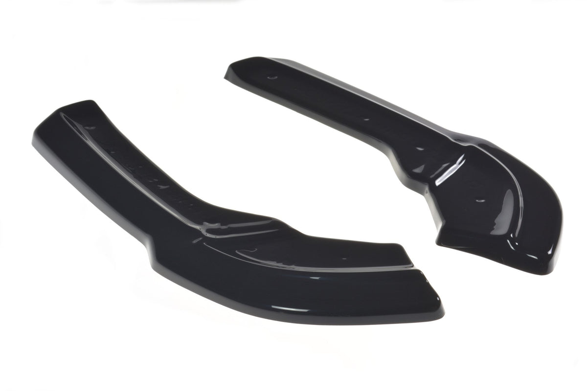 Heck Ansatz Flaps Diffusor passend für Mercedes A45 AMG W176 schwarz Hochglanz – Ansicht 6
