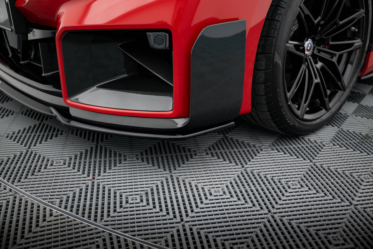 Street+ Spoilerlippe Front Ansatz passend für BMW M2 M-Performance G87 schwarz Hochglanz – Ansicht 6