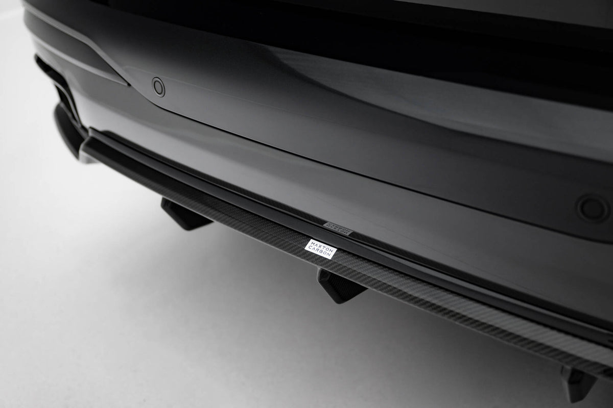 Prepreg Carbon Fiber Diffusor Heck Ansatz passend für BMW X7 M-Paket G07 Facelift (version mitout towbar) – Ansicht 3