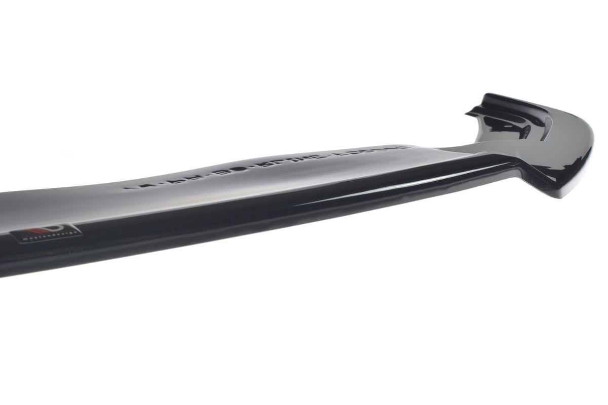 Street+ Spoilerlippe Front Ansatz V.2 passend für VW Passat R-Line B8 schwarz Hochglanz – Ansicht 8