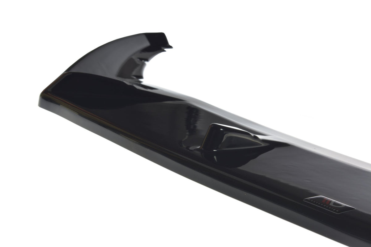 Street+ Spoilerlippe Front Ansatz V.2 passend für Skoda Superb Liftback / Combi Mk3 Facelift schwarz Hochglanz – Ansicht 8