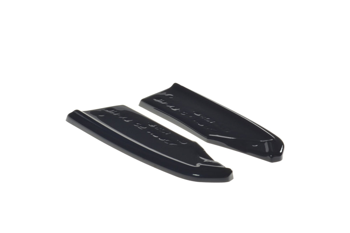 Heck Ansatz Flaps Diffusor passend für BMW X3 M-Paket F25 Facelift schwarz Hochglanz – Ansicht 7