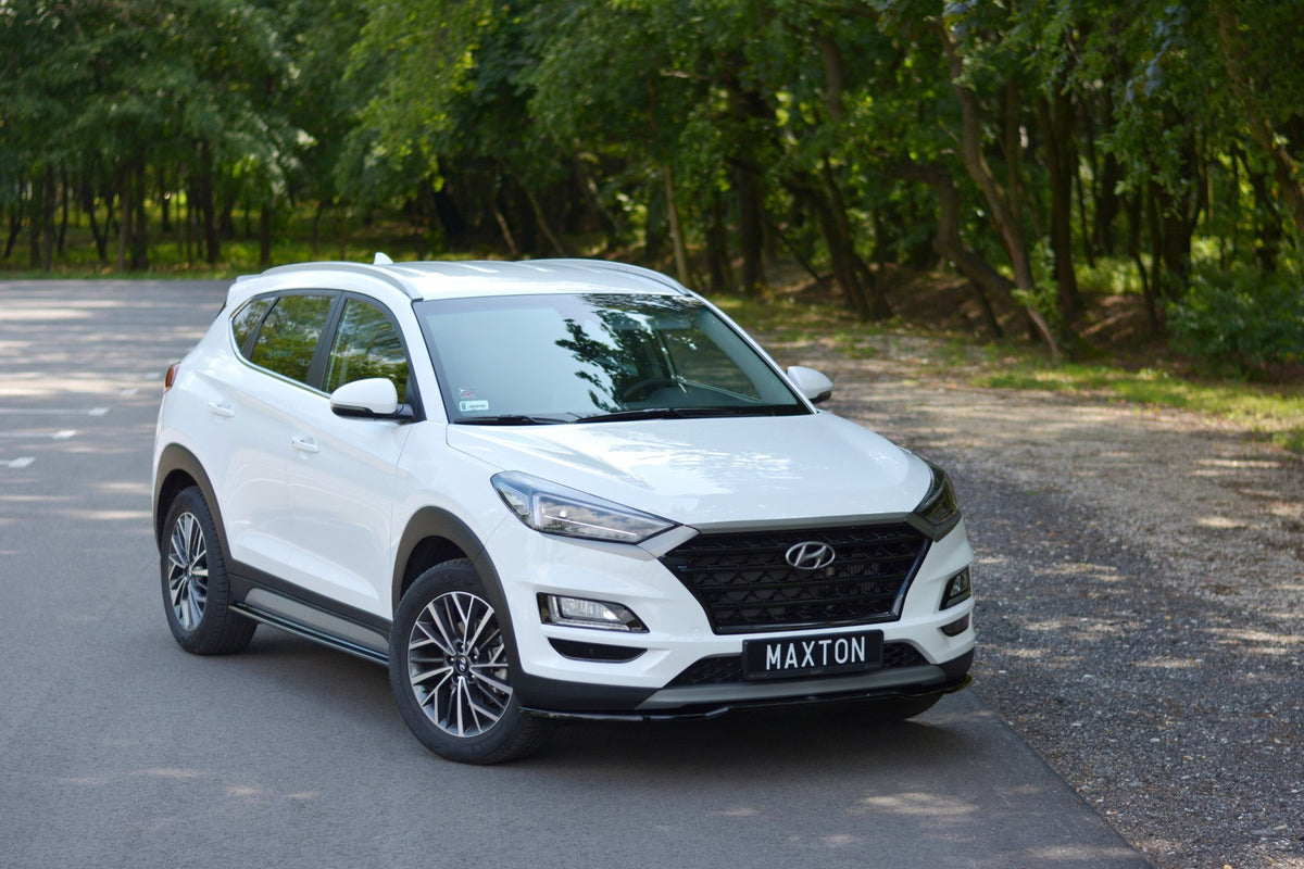 Street+ Seitenschweller Leisten passend für Hyundai Tucson Mk3 Facelift schwarz Hochglanz – Ansicht 1