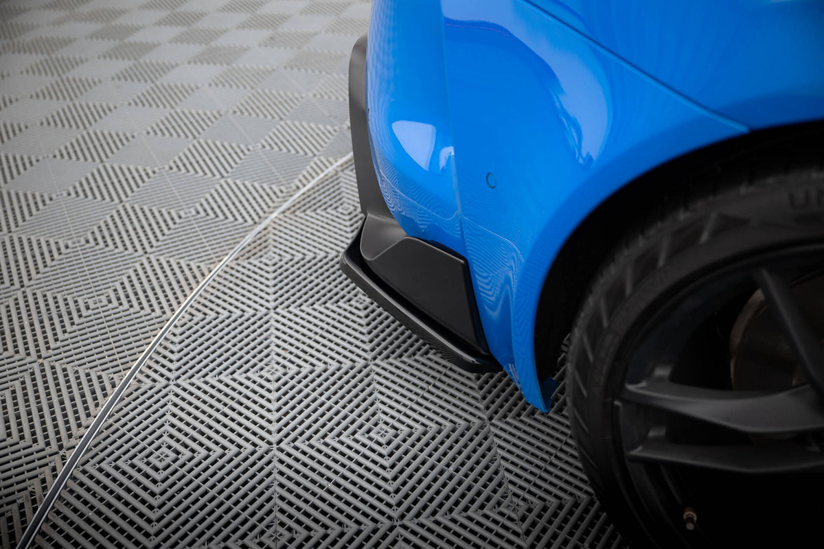 Heck Ansatz Flaps Diffusor V.2 passend für Toyota Supra Mk5 schwarz Hochglanz – Ansicht 5