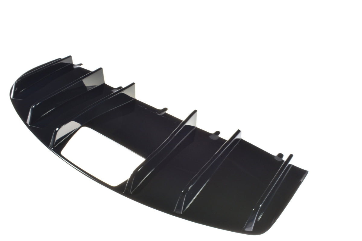 Diffusor Heck Ansatz passend für TESLA MODEL X schwarz Hochglanz – Ansicht 5