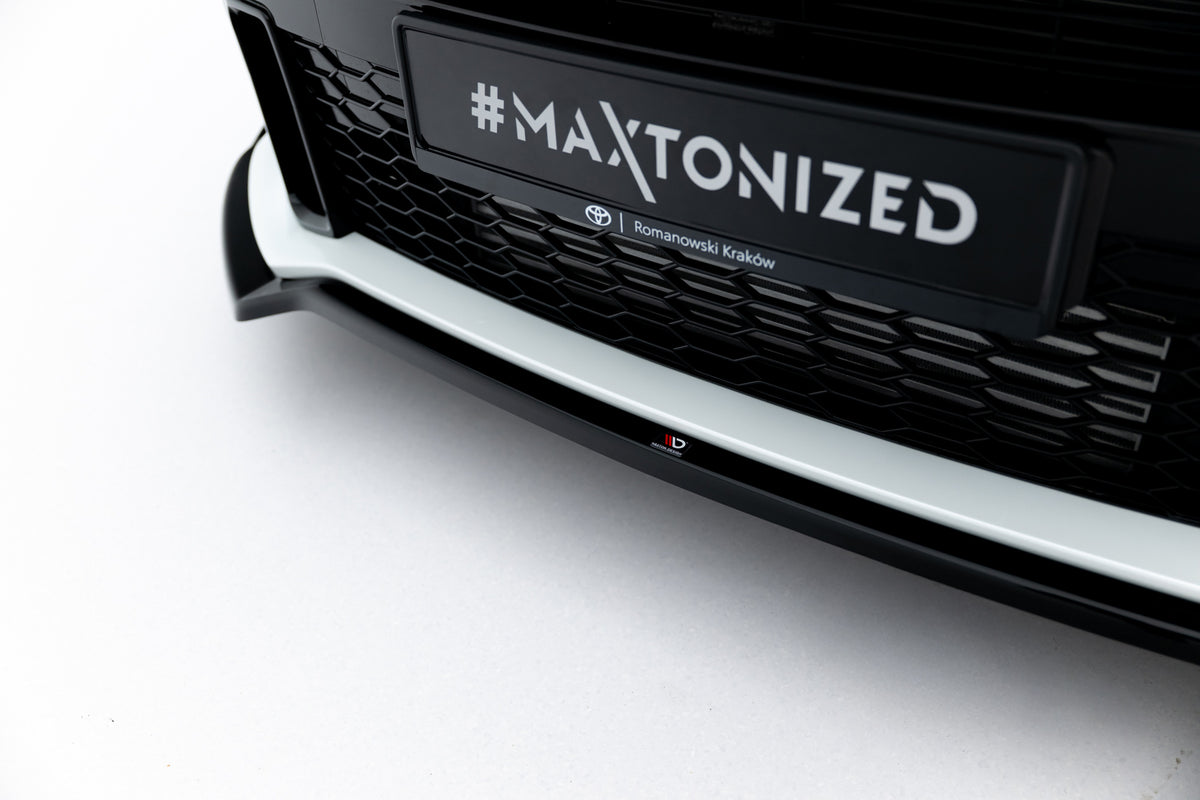 Street+ Spoilerlippe Front Ansatz V.3 + Flaps passend für Toyota GR Yaris Mk4 – Ansicht 1