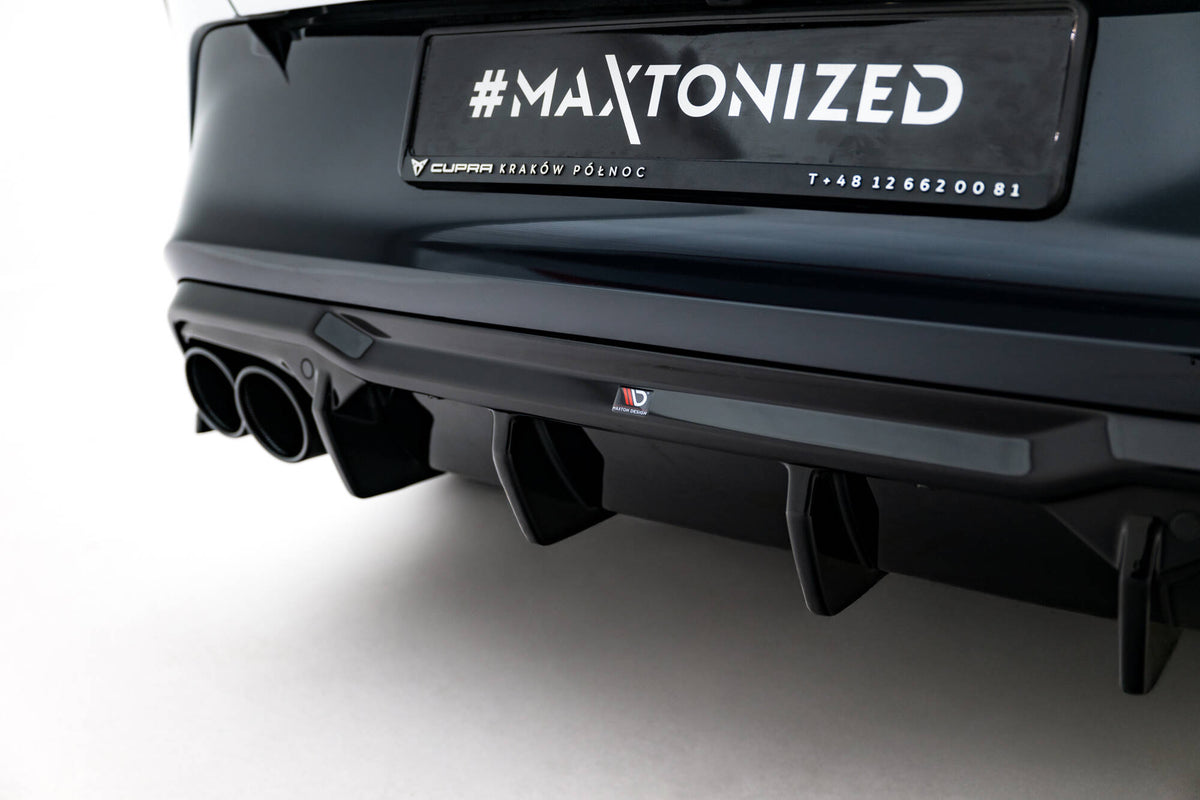Diffusor Heck Ansatz + Endrohre passend für Cupra Formentor Mk1 Facelift – Ansicht 5