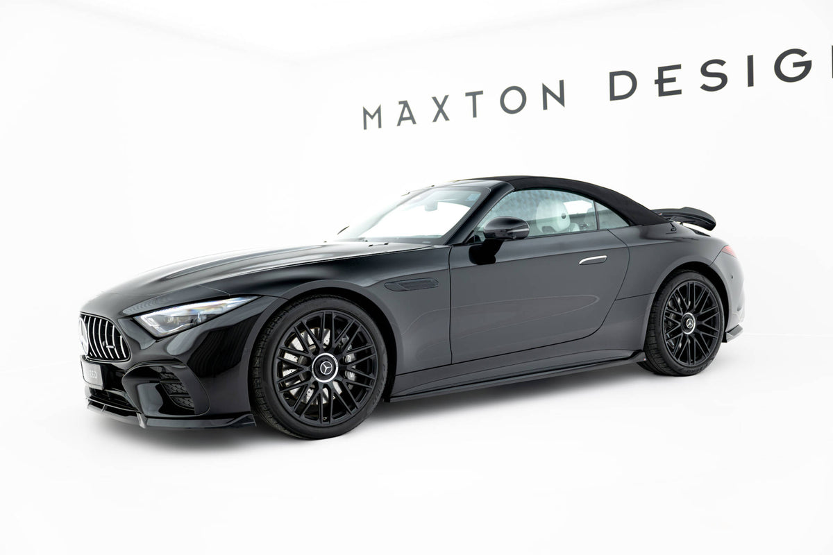 Street+ Seitenschweller Leisten passend für Mercedes-AMG SL 63 R232 schwarz Hochglanz – Ansicht 4