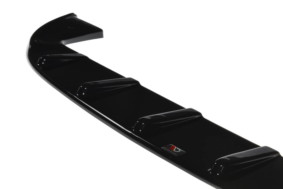 Street+ Spoilerlippe Front Ansatz V.1 passend für FIAT 500 HATCHBACK vor Facelift schwarz Hochglanz – Ansicht 6