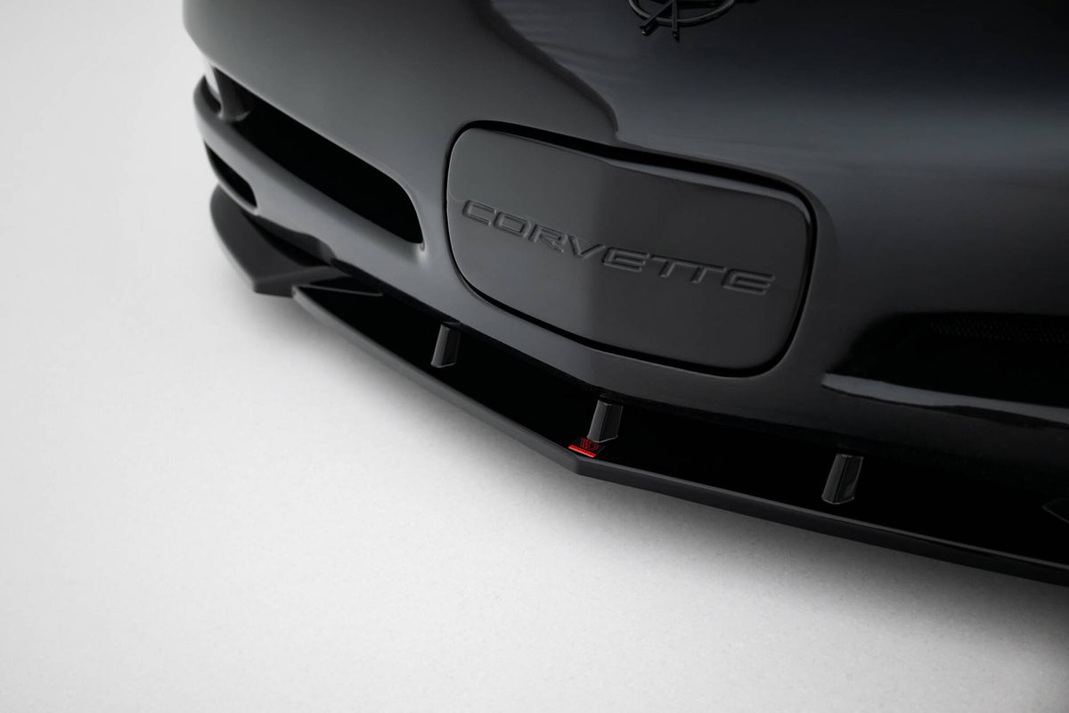 Street+ Spoilerlippe Front Ansatz passend für Chevrolet Corvette C5 schwarz Hochglanz – Ansicht 4