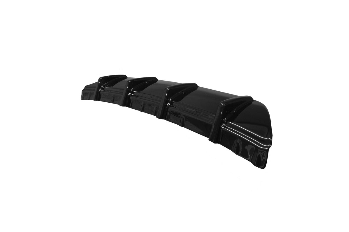 Diffusor Heck Ansatz passend für Mercedes SLK R172 schwarz Hochglanz – Ansicht 6
