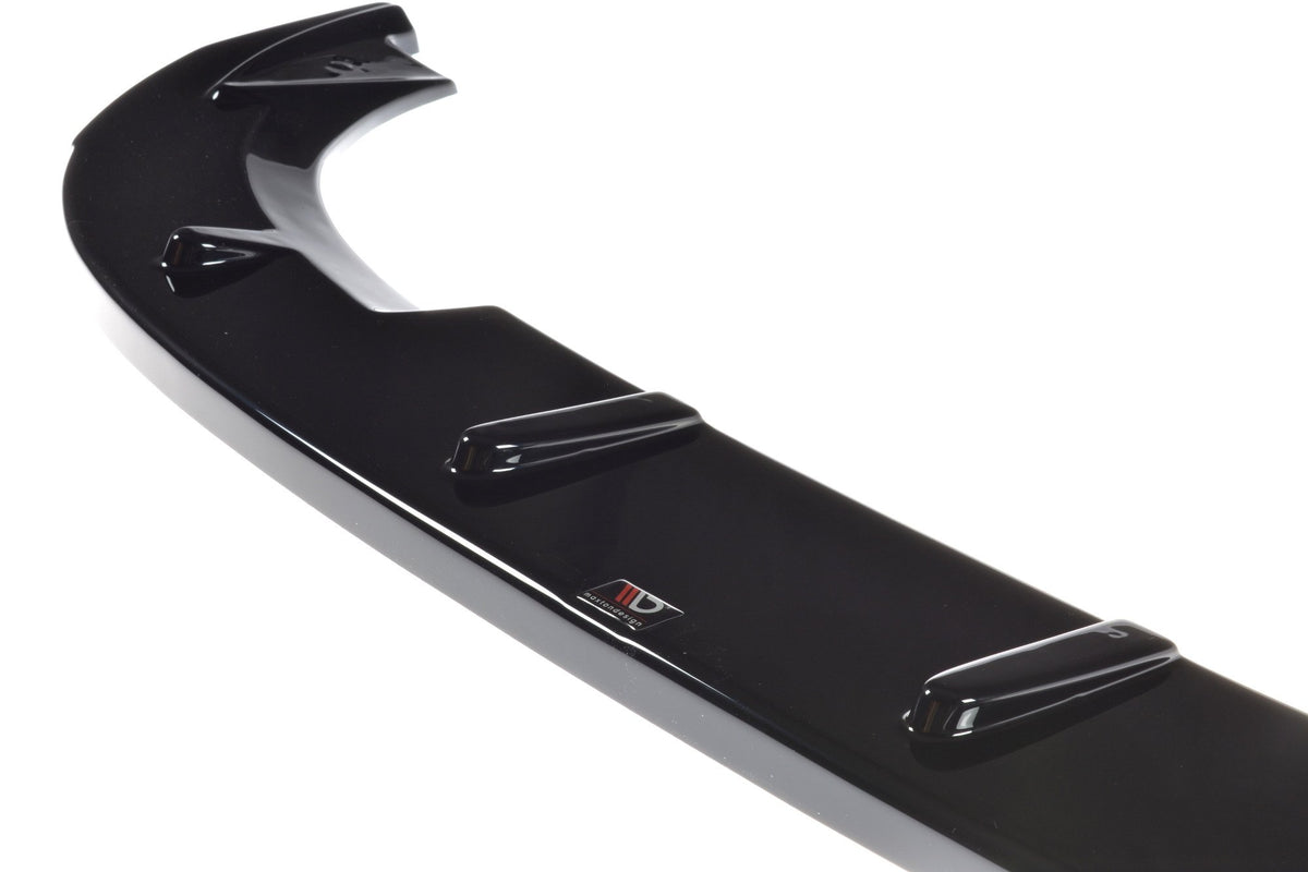 Street+ Spoilerlippe Front Ansatz V.2 passend für Abarth  500 Mk1 schwarz Hochglanz – Ansicht 7