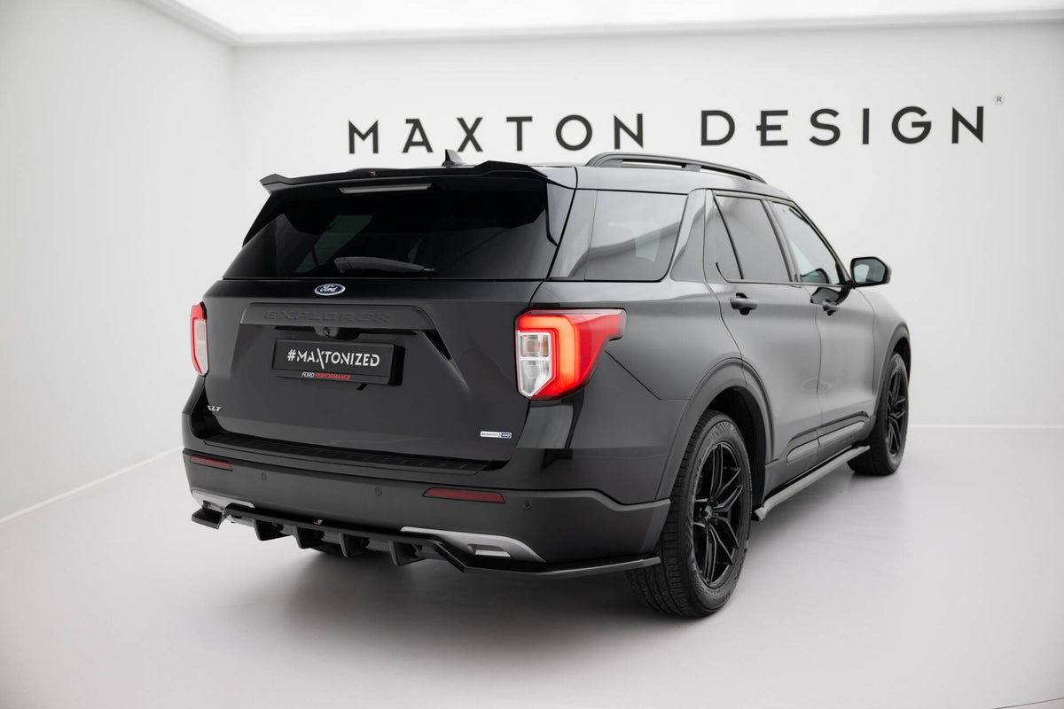 Heckspoiler Lippe Ford Explorer XLT Mk6 schwarz Hochglanz – Ansicht 1