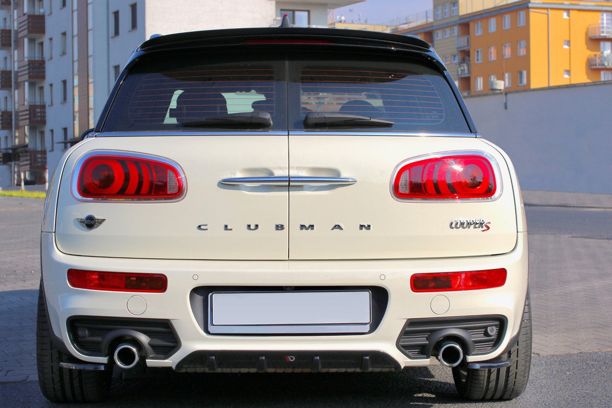 Diffusor Heck Ansatz passend für MINI CLUBMAN S MK2 (F54) JCW schwarz Hochglanz – Ansicht 2