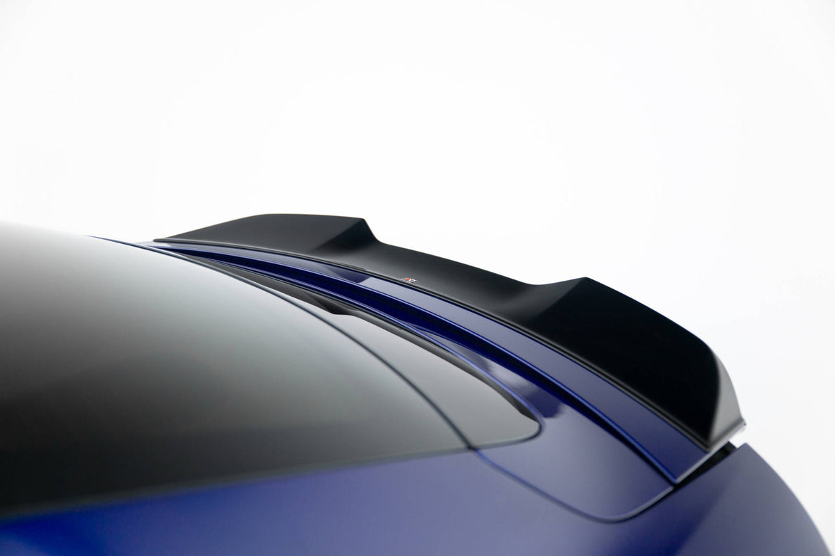 Heckspoiler Lippe 3D Porsche Taycan Turbo S Mk1  schwarz Hochglanz – Ansicht 4