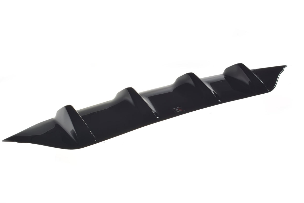 Diffusor Heck Ansatz passend für Mercedes-Benz E43 AMG / AMG-Line Limousine / Kombi  W213 / S213  schwarz Hochglanz – Ansicht 5