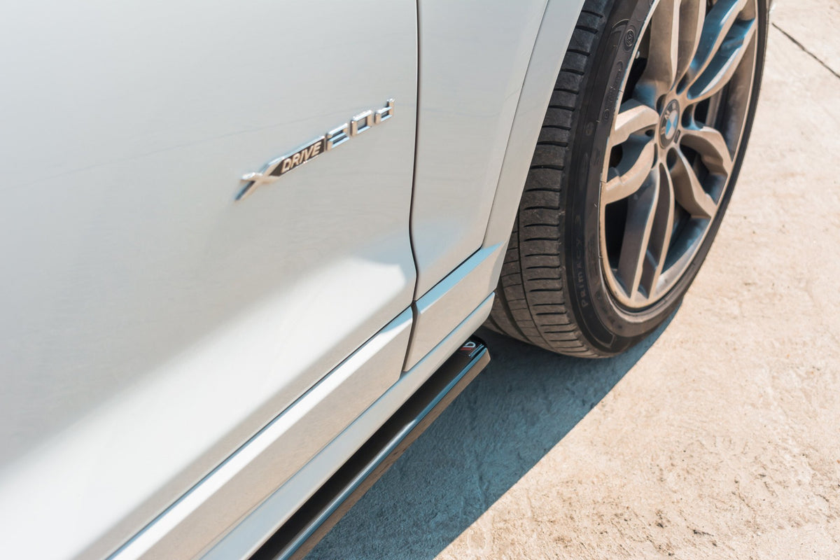 Street+ Seitenschweller Leisten passend für BMW X3 M-Paket F25 Facelift schwarz Hochglanz – Ansicht 4