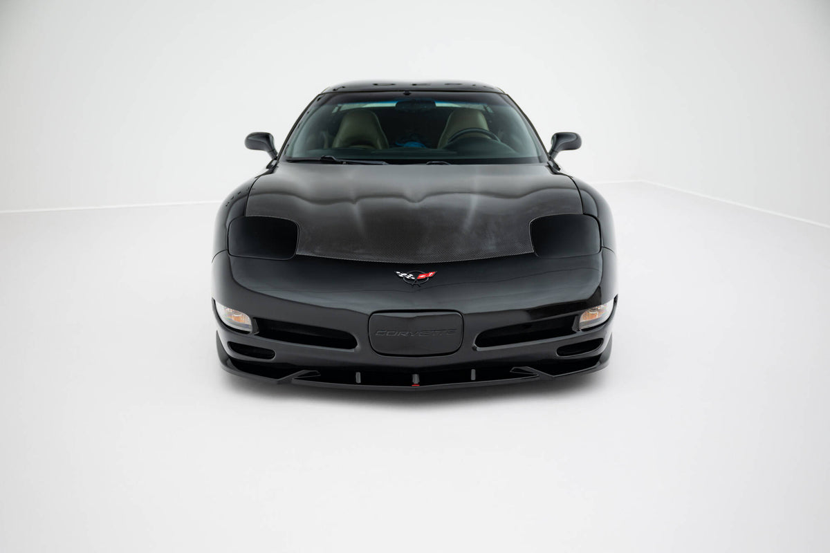 Street+ Spoilerlippe Front Ansatz passend für Chevrolet Corvette C5 schwarz Hochglanz – Ansicht 1