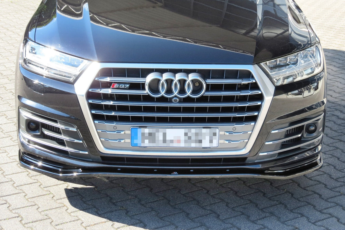 Street+ Spoilerlippe Front Ansatz passend für Audi SQ7 / Q7 S-Line Mk.2 schwarz Hochglanz – Ansicht 2
