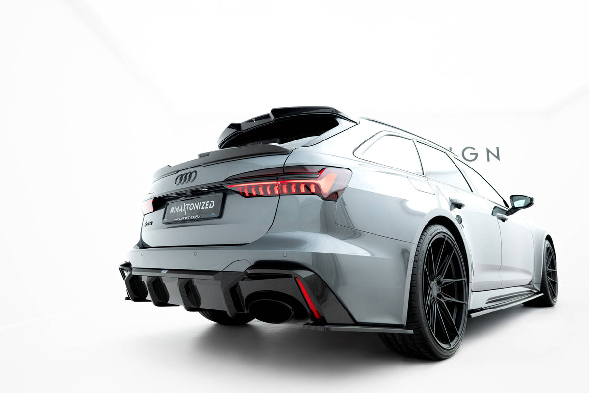 Prepreg Carbon Fiber Heckklappenspoiler (Niedriger) Audi RS6 C8 / C8 Facelift – Ansicht 6