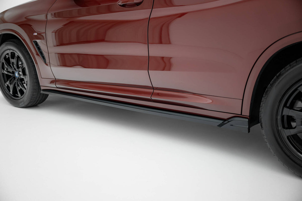 Street+ Seitenschweller Leisten passend für BMW iX3 M-Paket G08 Facelift  schwarz Hochglanz – Ansicht 4