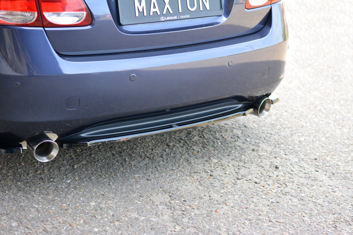 Heckansatz Lexus GS Mk3 schwarz Hochglanz – Ansicht 1
