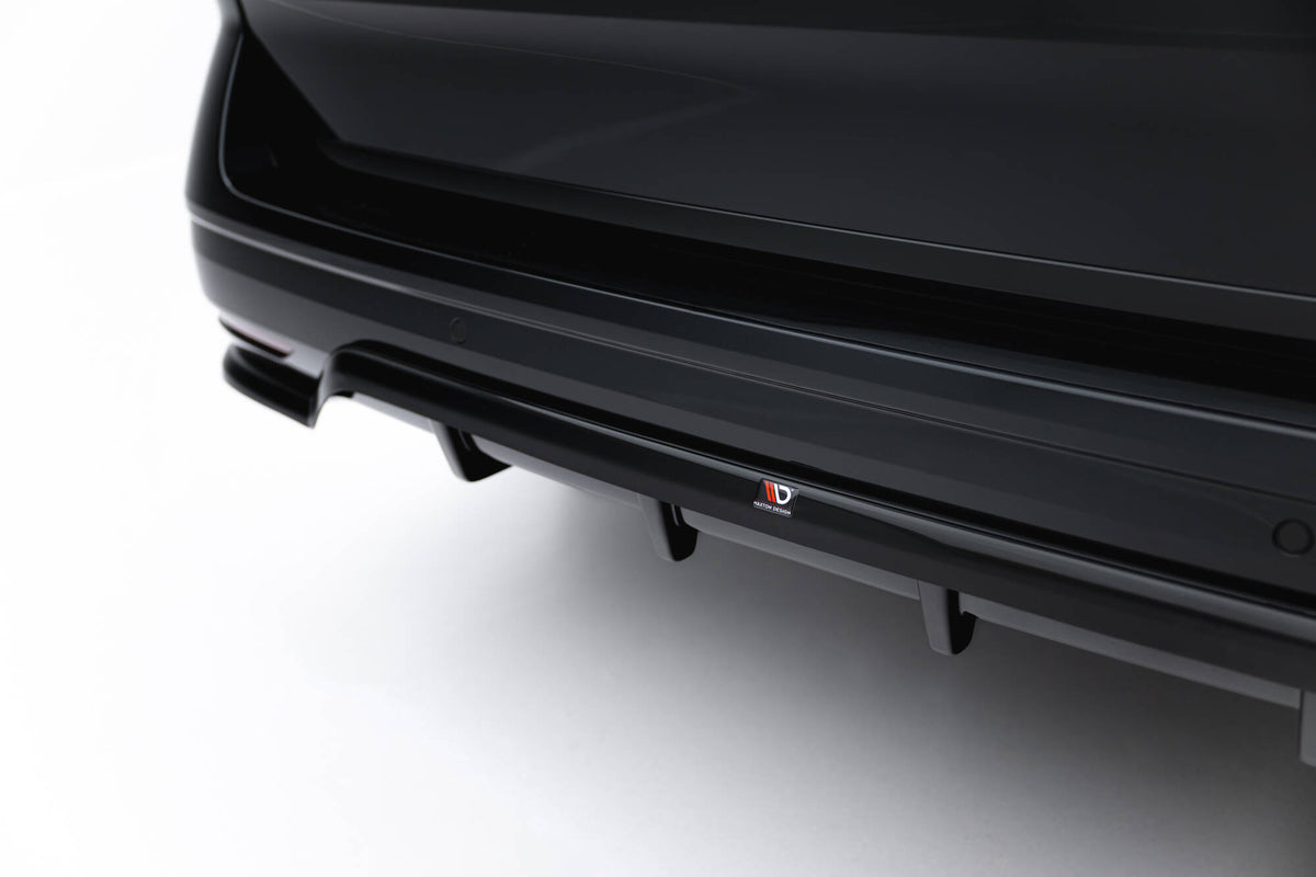 Street+ Mittlerer Diffusor RACE passend für VW Multivan Long T7 schwarz Hochglanz – Ansicht 4