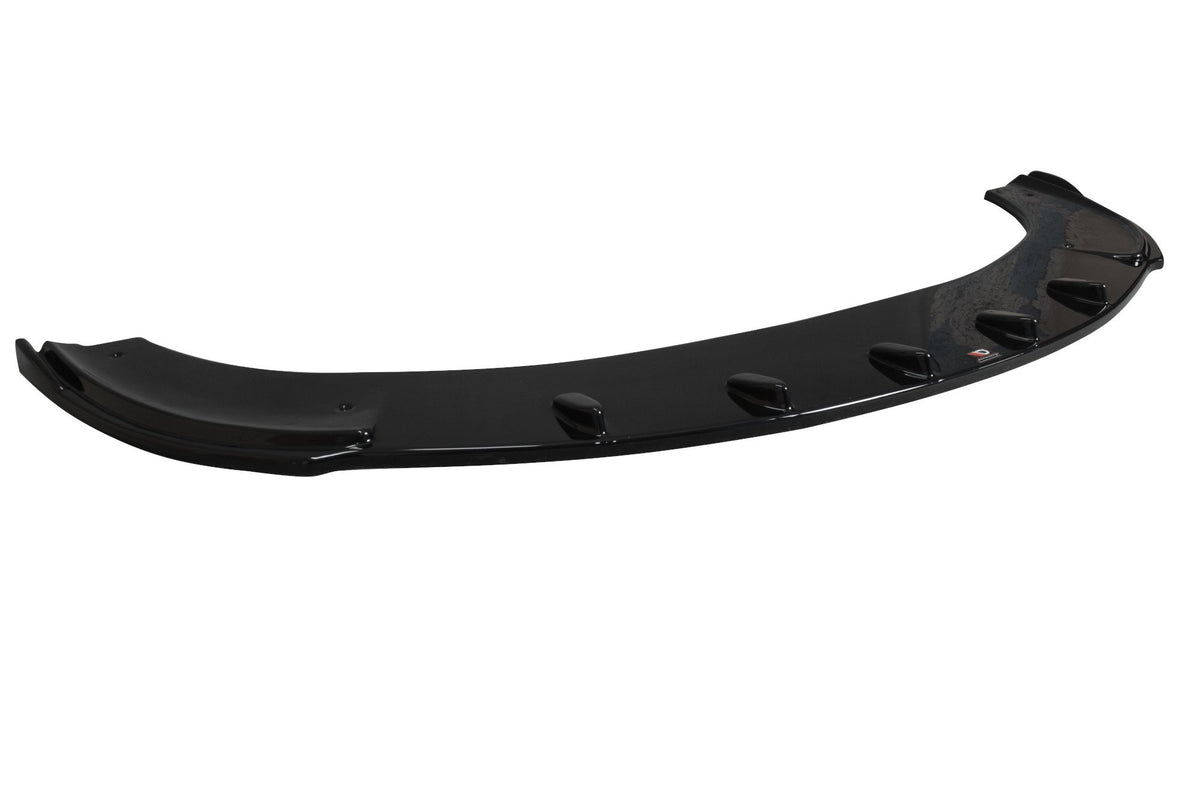 Street+ Spoilerlippe Front Ansatz V.1 passend für Skoda Octavia RS Mk2 FL schwarz Hochglanz – Ansicht 6
