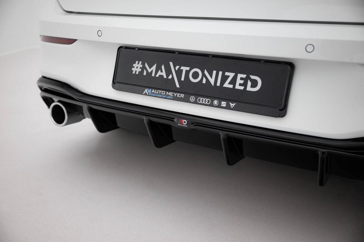 Diffusor Heck Ansatz V.4 passend für VW Golf GTI Mk8 – Ansicht 3