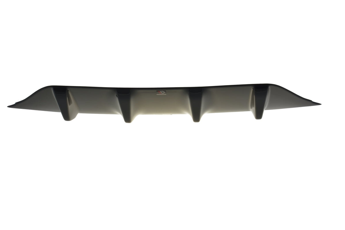 Diffusor Heck Ansatz passend für Mercedes-Benz E43 AMG / AMG-Line Limousine / Kombi  W213 / S213  schwarz Hochglanz – Ansicht 6