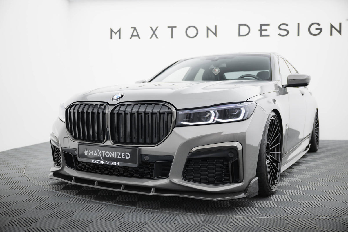 Set of Carbon Fiber Splitters BMW 7 M-Paket G11 Facelift schwarz matt – Ansicht 3