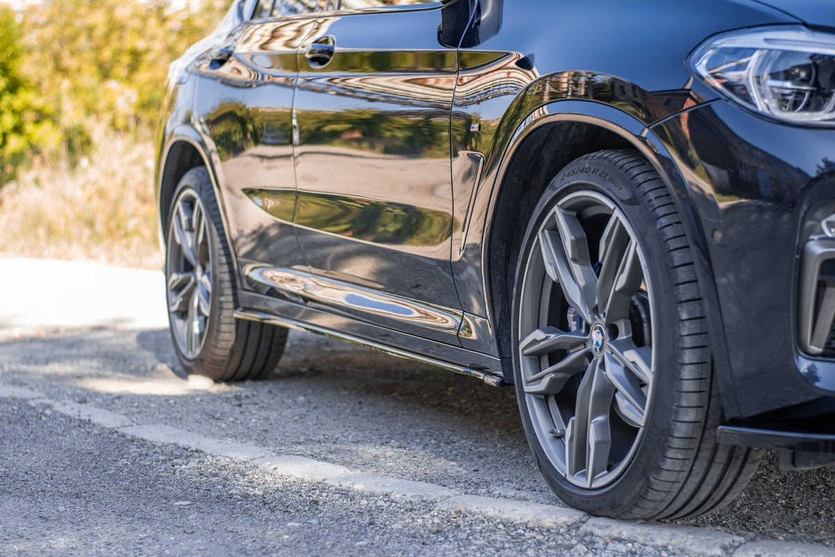 Street+ Seitenschweller Leisten passend für BMW X4 M-Paket G02 schwarz Hochglanz – Ansicht 3