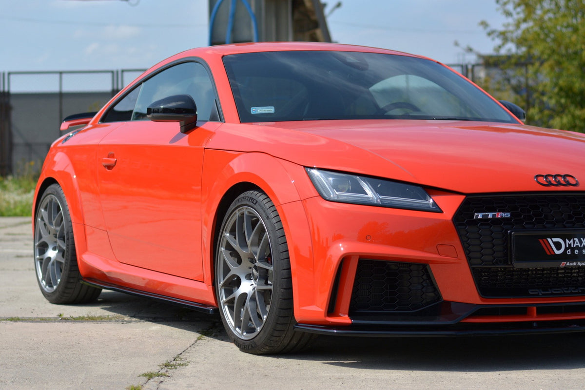 Street+ Seitenschweller Leisten passend für Audi TT RS 8S  schwarz Hochglanz – Ansicht 1