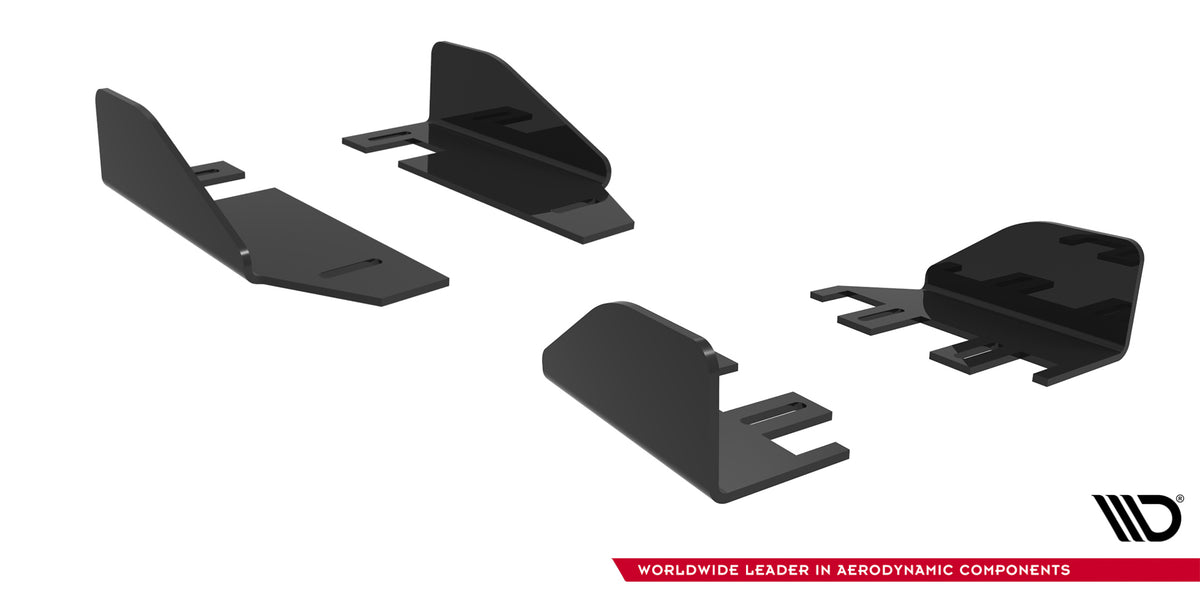 Seitenschweller Flaps passend für VW Golf R Hatchback Mk8 / Mk8 Facelift schwarz Hochglanz – Ansicht 5