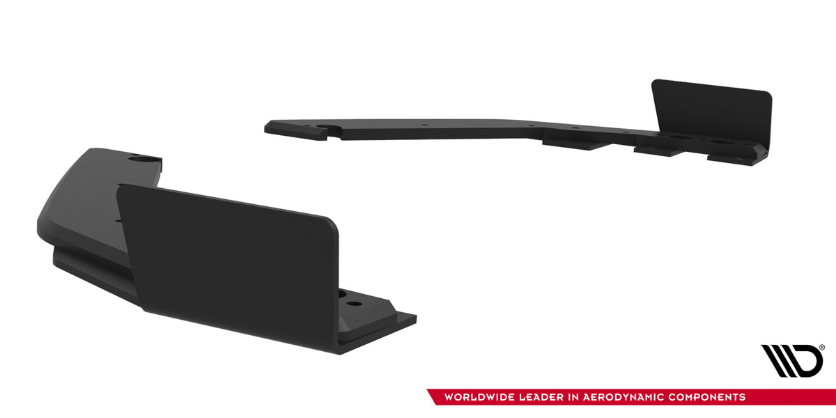 Street Pro Heck Ansatz Flaps Diffusor + Flaps passend für Toyota GR Corolla Mk12 schwarz Hochglanz – Ansicht 6