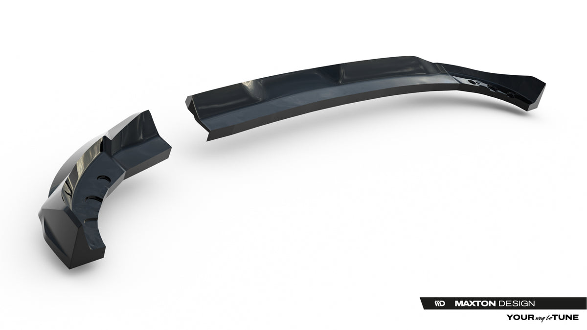 Street+ Mittlerer Diffusor RACE passend für Opel Corsa F Facelift (Mk6 Facelift) schwarz Hochglanz – Ansicht 7