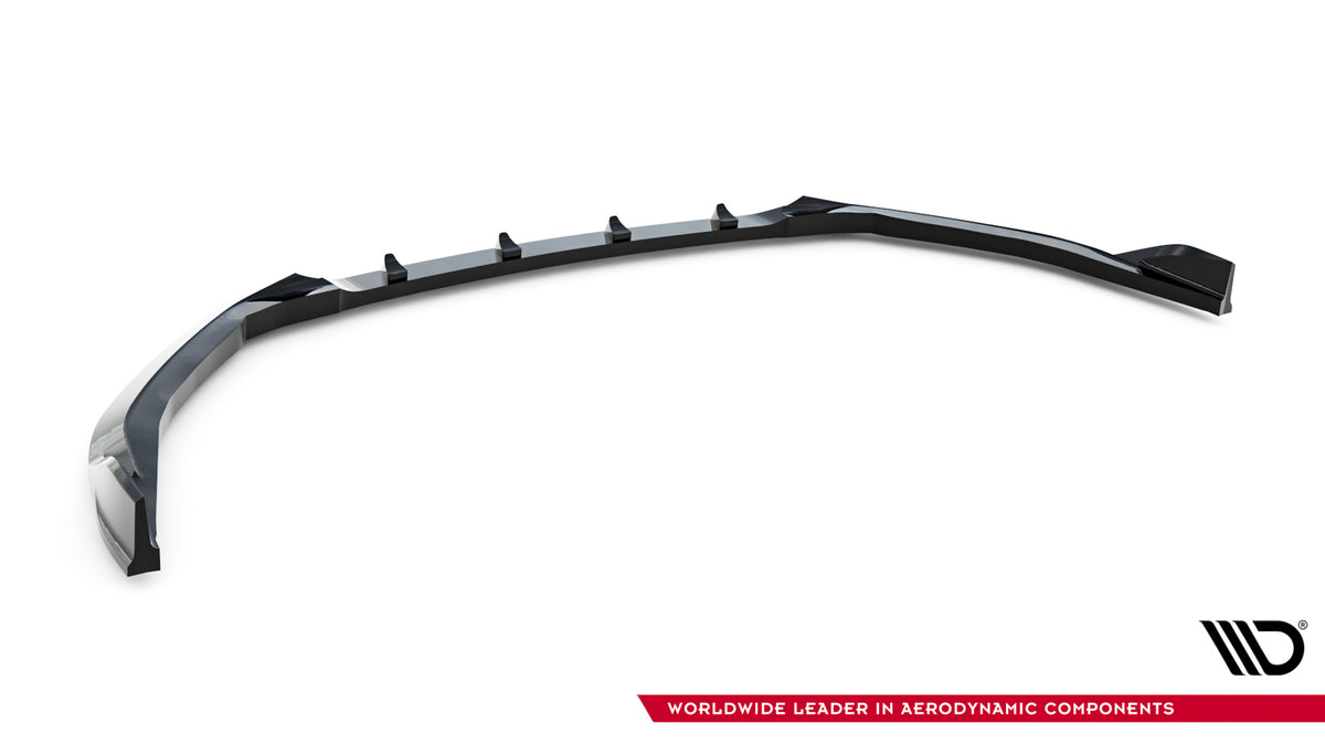 Street+ Spoilerlippe Front Ansatz V.2 passend für Toyota GR Corolla Mk12 schwarz Hochglanz – Ansicht 6