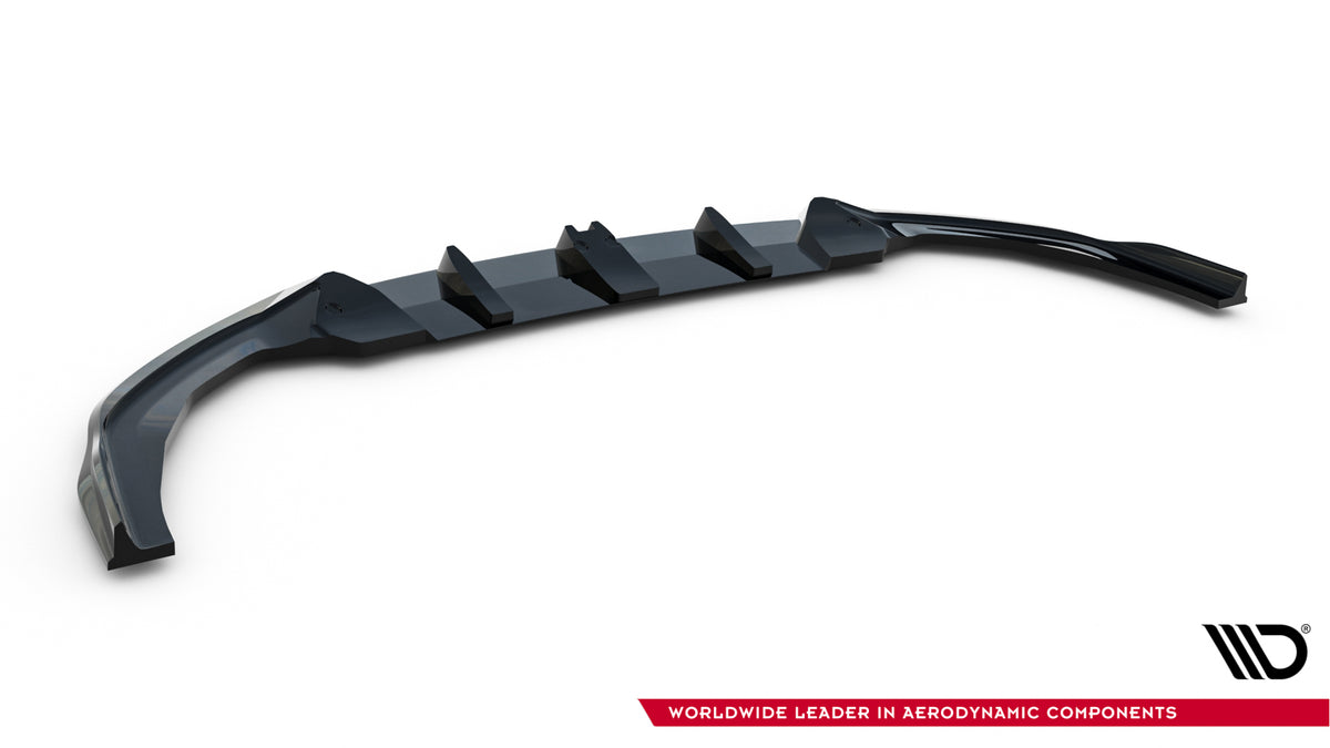 Street+ Spoilerlippe Front Ansatz V.2 passend für BMW M135i M Performance F70 schwarz Hochglanz – Ansicht 5