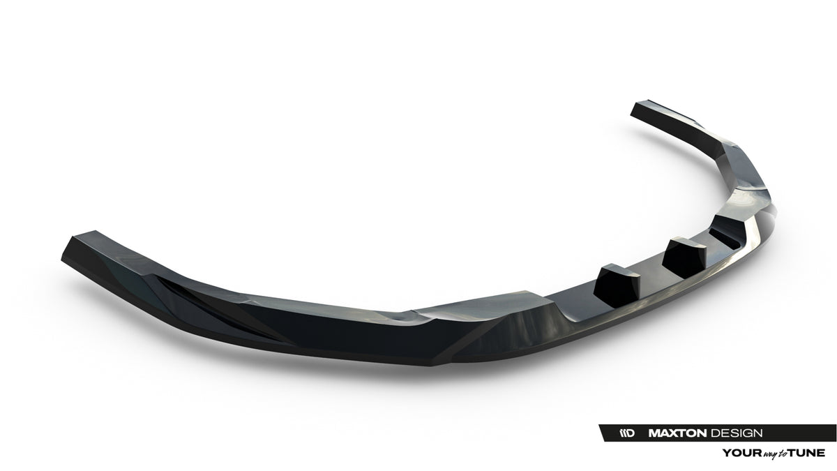Street+ Spoilerlippe Front Ansatz V.2 passend für Subaru WRX STI Mk2 schwarz Hochglanz – Ansicht 7