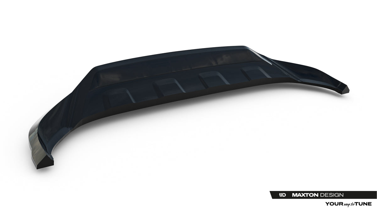 Street+ Spoilerlippe Front Ansatz passend für VW Touareg Elegance Mk3 Facelift schwarz Hochglanz – Ansicht 10