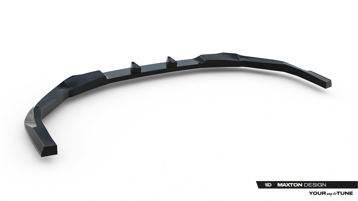 Street+ Spoilerlippe Front Ansatz V.2 passend für Subaru WRX STI Mk2 schwarz Hochglanz – Ansicht 8