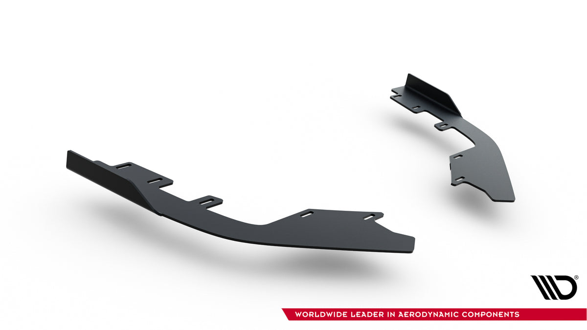 Front Stoßstange Flaps passend für Flaps Audi RS3 Sportback 8Y Facelift schwarz Hochglanz – Ansicht 5
