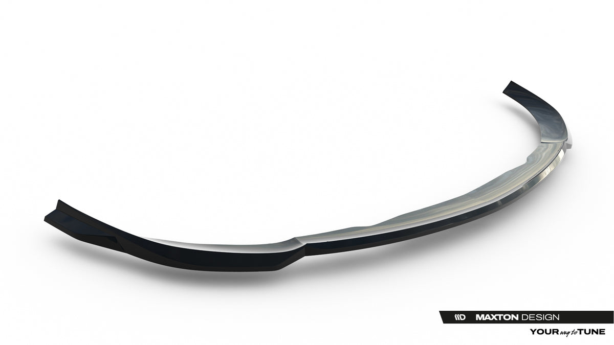 Street+ Spoilerlippe Front Ansatz V.2 passend für Mercedes-AMG C63 Limousine / Kombi W206 / S206 schwarz Hochglanz – Ansicht 6
