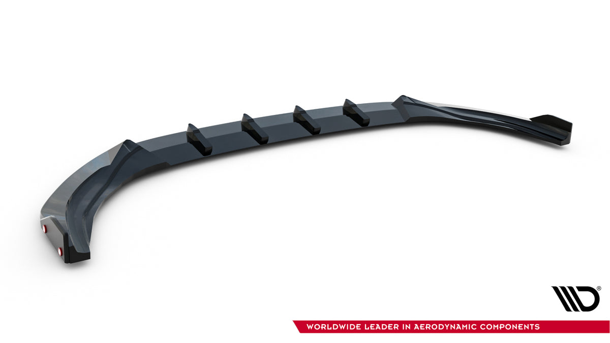 Street+ Spoilerlippe Front Ansatz V.3 + Flaps passend für VW Golf R Hatchback / Variant Mk8 Facelift – Ansicht 6