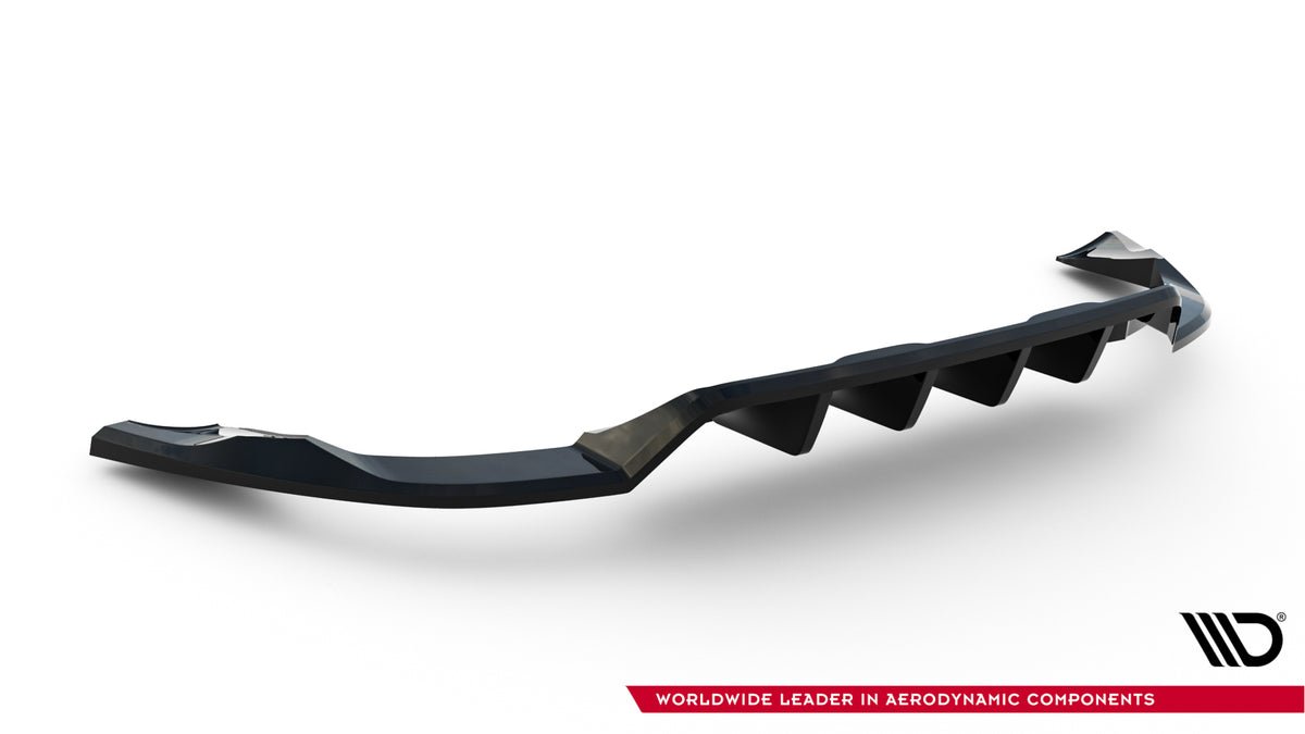 Street+ Mittlerer Diffusor RACE passend für Volvo XC60 Mk1 Facelift schwarz Hochglanz – Ansicht 4