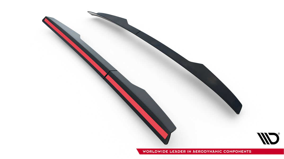 Heckspoiler Lippe Peugeot Partner Mk3 schwarz Hochglanz – Ansicht 4