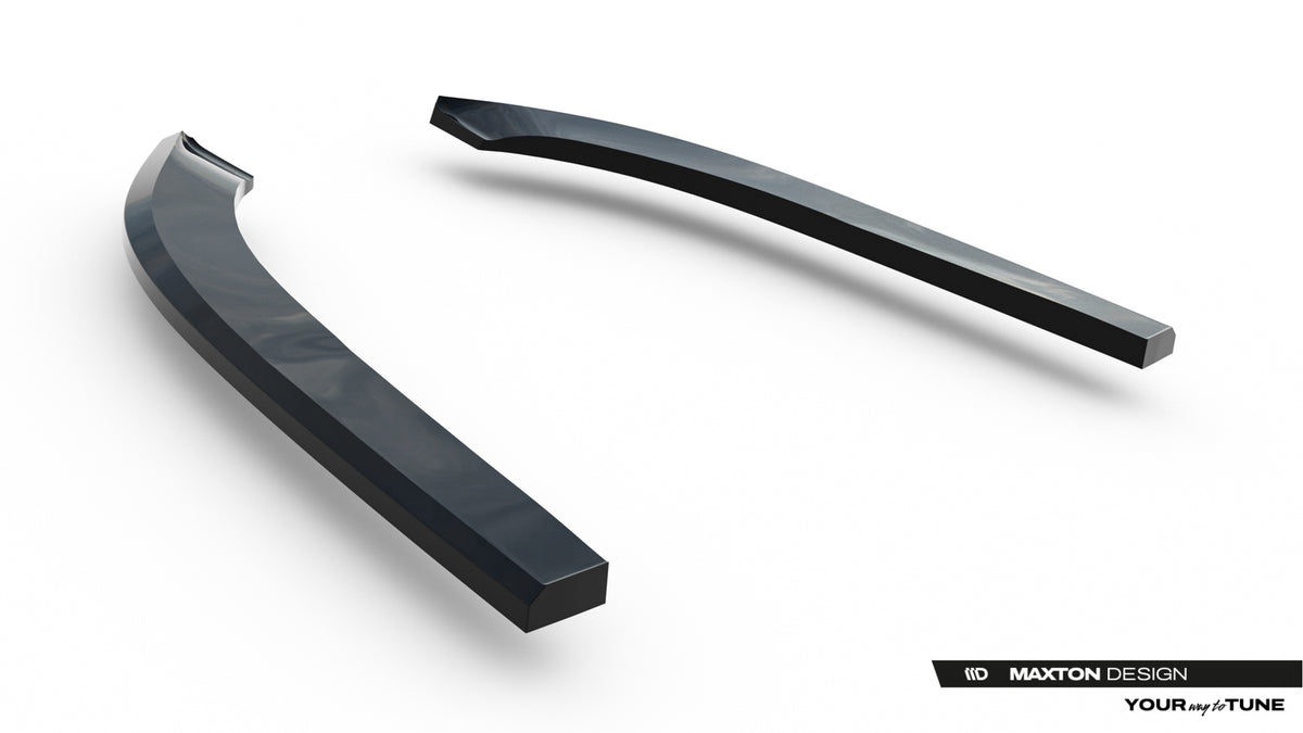 Heck Ansatz Flaps Diffusor passend für VW Jetta GLI Mk7 Facelift 2 schwarz Hochglanz – Ansicht 5