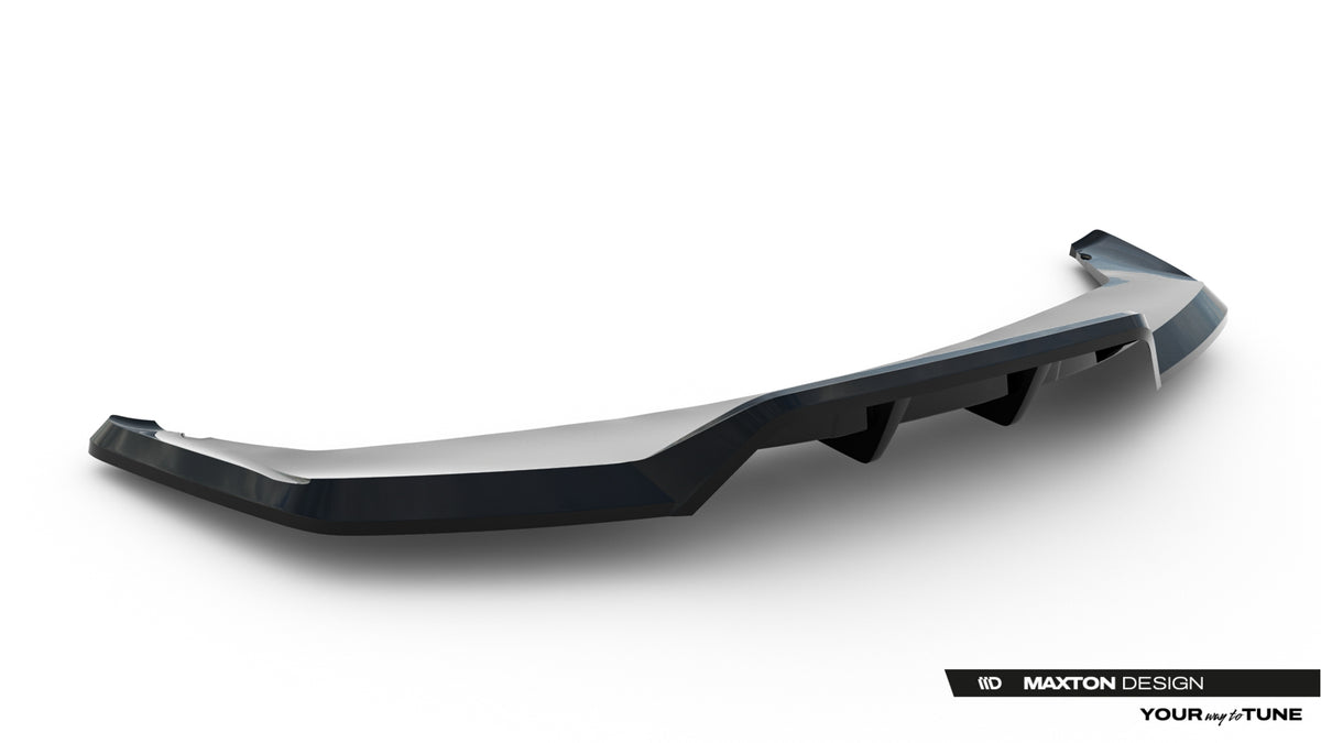 Street+ Mittlerer Diffusor RACE passend für Tesla Model Y Premium Mk1 Facelift schwarz Hochglanz – Ansicht 5