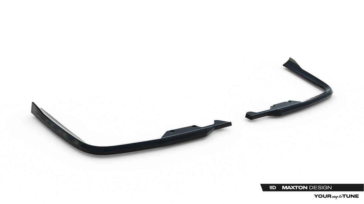 Heck Ansatz Flaps Diffusor passend für VW Transporter T7 schwarz Hochglanz – Ansicht 5